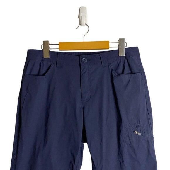 Eddie Bauer Women's Navy Rainer Capri Pants - Picture 2 of 9